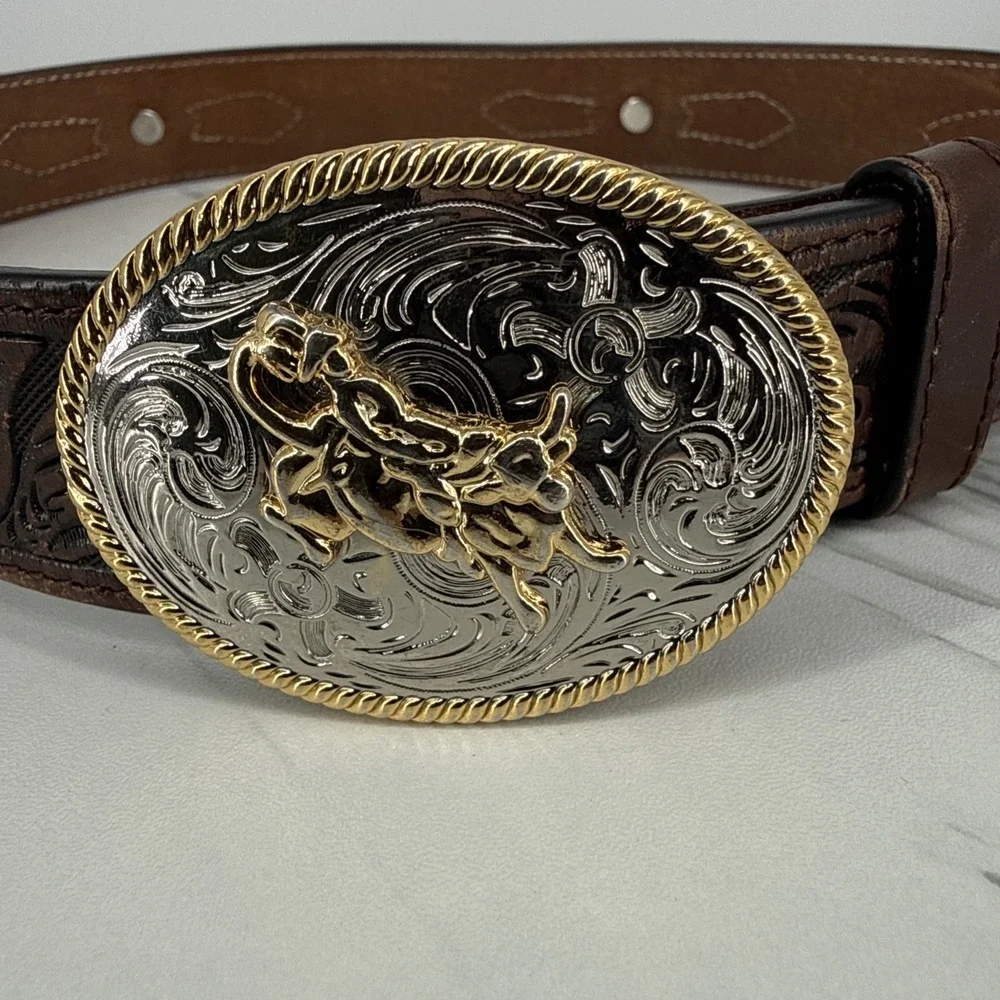 3D Emblem genuine leather